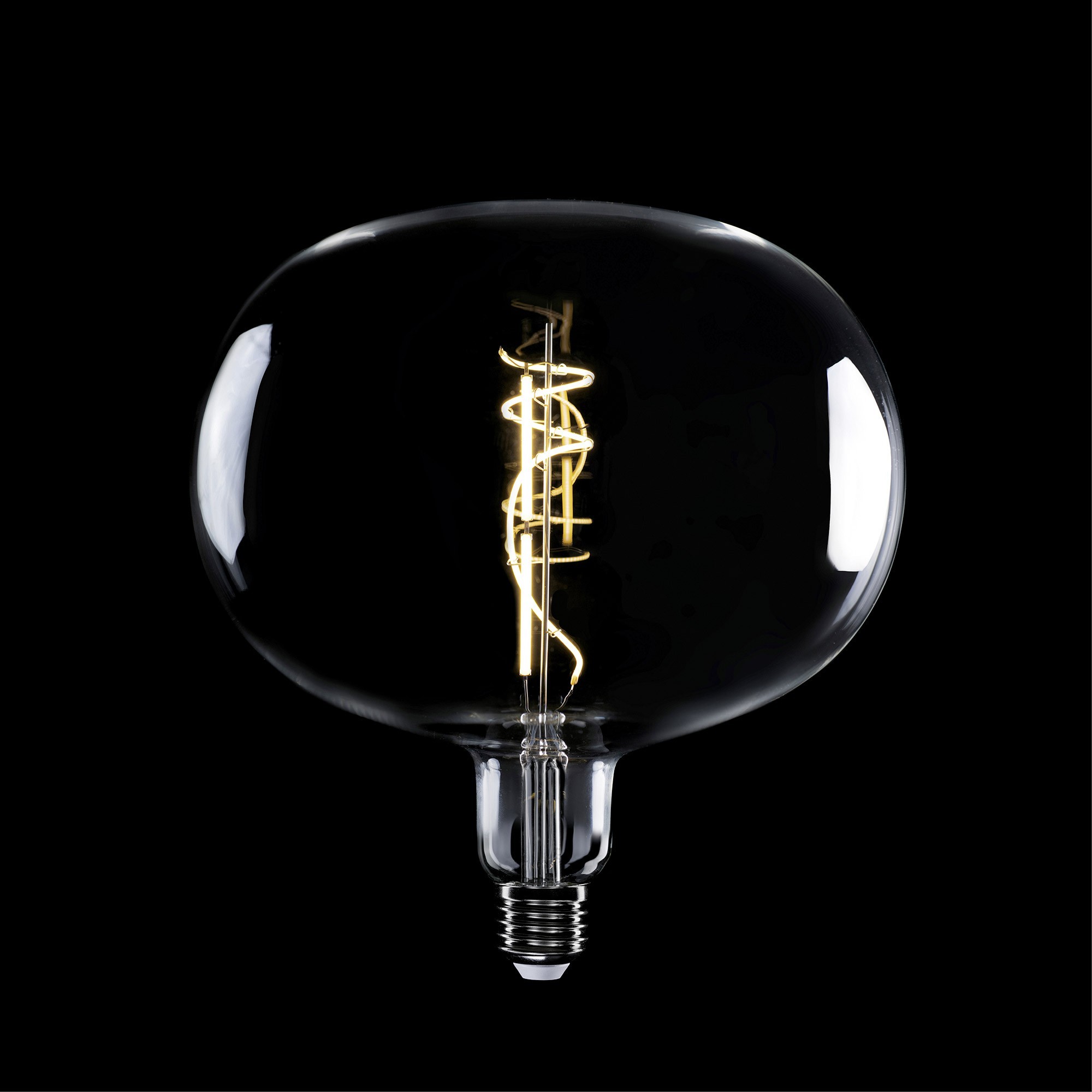 H02 - LED Light Bulb Ellipticall shaped, E27, 10W, 2700K, 1100Lm, clear glass