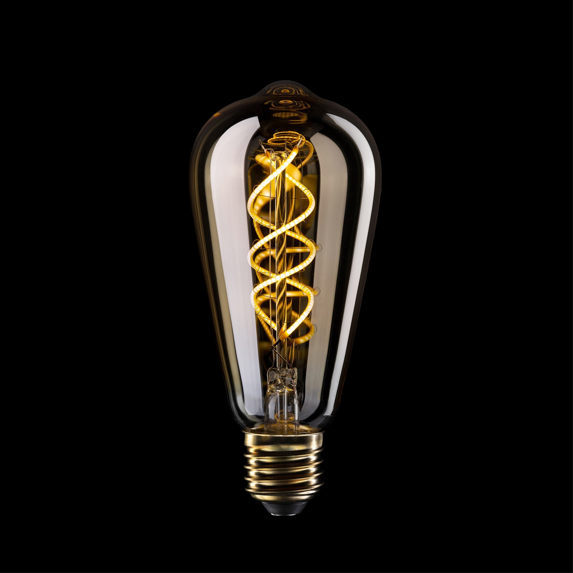 B01 - LED Light Bulb 5V ST64, E27, 1,3W, 2500K, 80Lm, golden glass