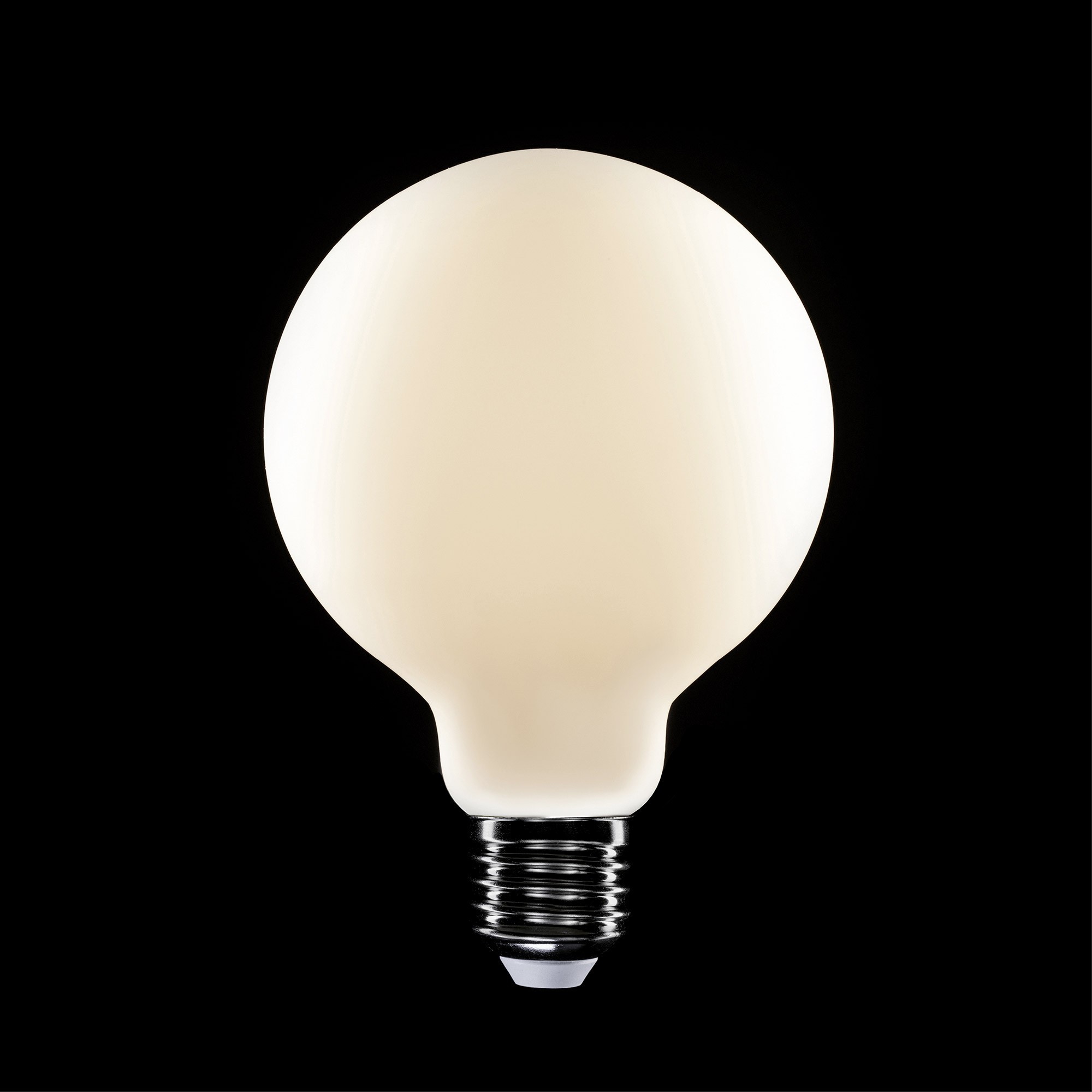 P03 - LED Light Bulb G95, E27, 7W, 2700K, 640Lm, porcelain effect