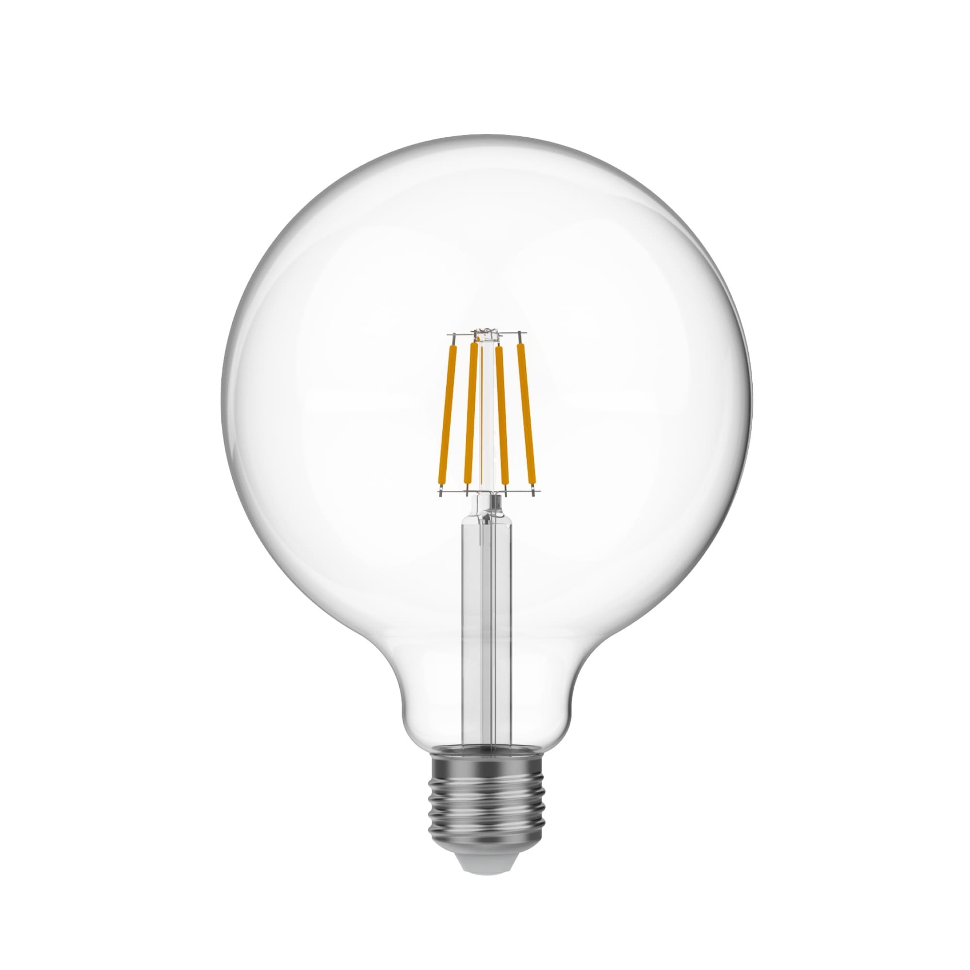 E05 - LED Light Bulb G125 E27, 4W, 2700K, 470Lm, clear glass