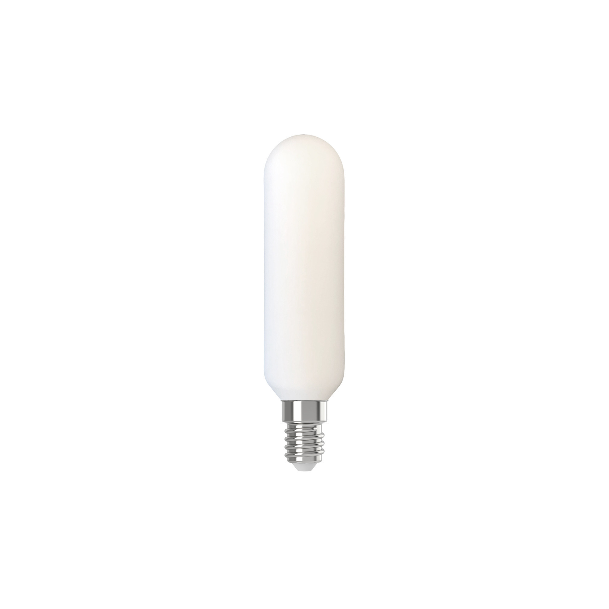 A07 - Ampoule LED Tubulaire, E27, 4,8W, 2700K, 470Lm, verre satiné blanc