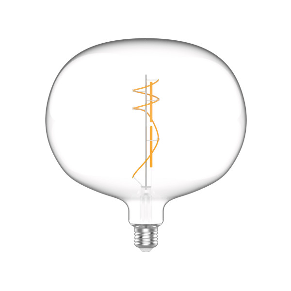 H02 - LED Light Bulb Ellipticall shaped, E27, 10W, 2700K, 1100Lm, clear glass