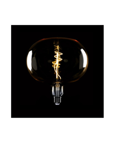 H05 - LED Glühbirne Ellipse, E27, 8,8W, 2200K, 806Lm, goldfarben Glas