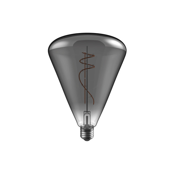 H09 - LED Light Bulb Conical Shaped, E27, 10W, 1800K, 470Lm, smoky glass
