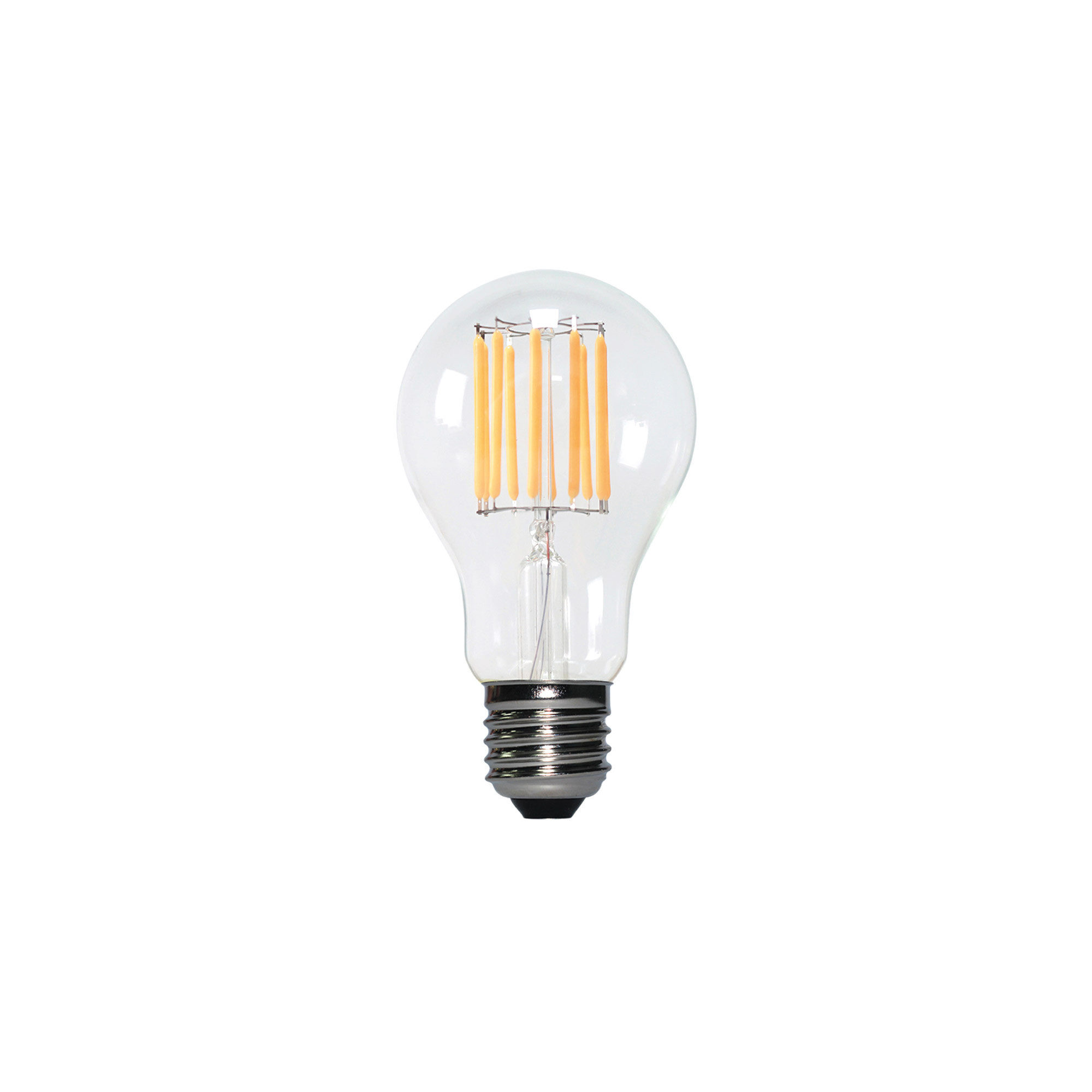 B02 - Lampadina LED 5V A60, E27, 1,3W 2500K, 110Lm, vetro trasparente