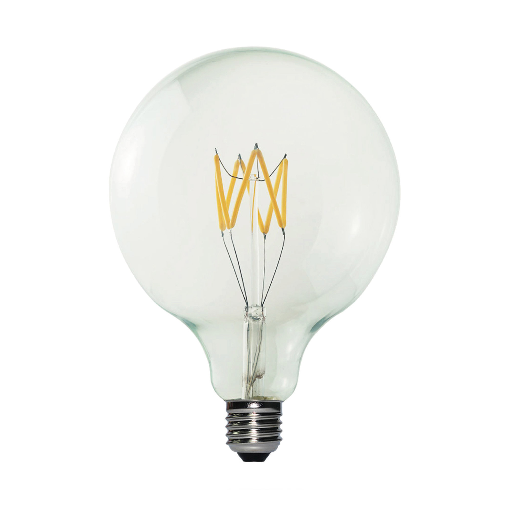 B04 - Lampadina LED 5V G125, E27, 1,3W, 2500K, 110Lm, vetro trasparente