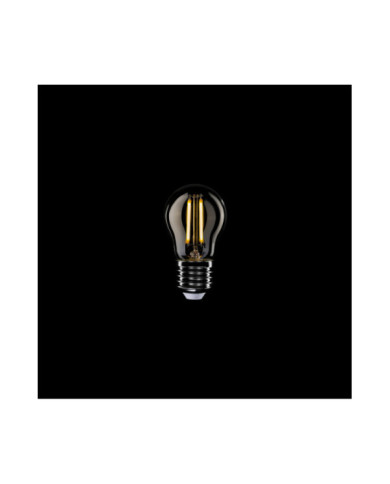 E01 - LED Light Bulb G45, E27, 4W, 2700K, 470Lm, clear glass