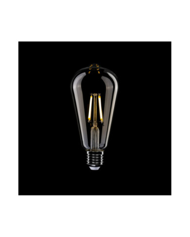 E03 - LED Light Bulb ST64 E27, 4W, 2700K, 470Lm, clear glass