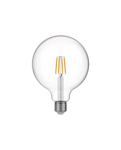 E05 - LED Light Bulb G125 E27, 4W, 2700K, 470Lm, clear glass