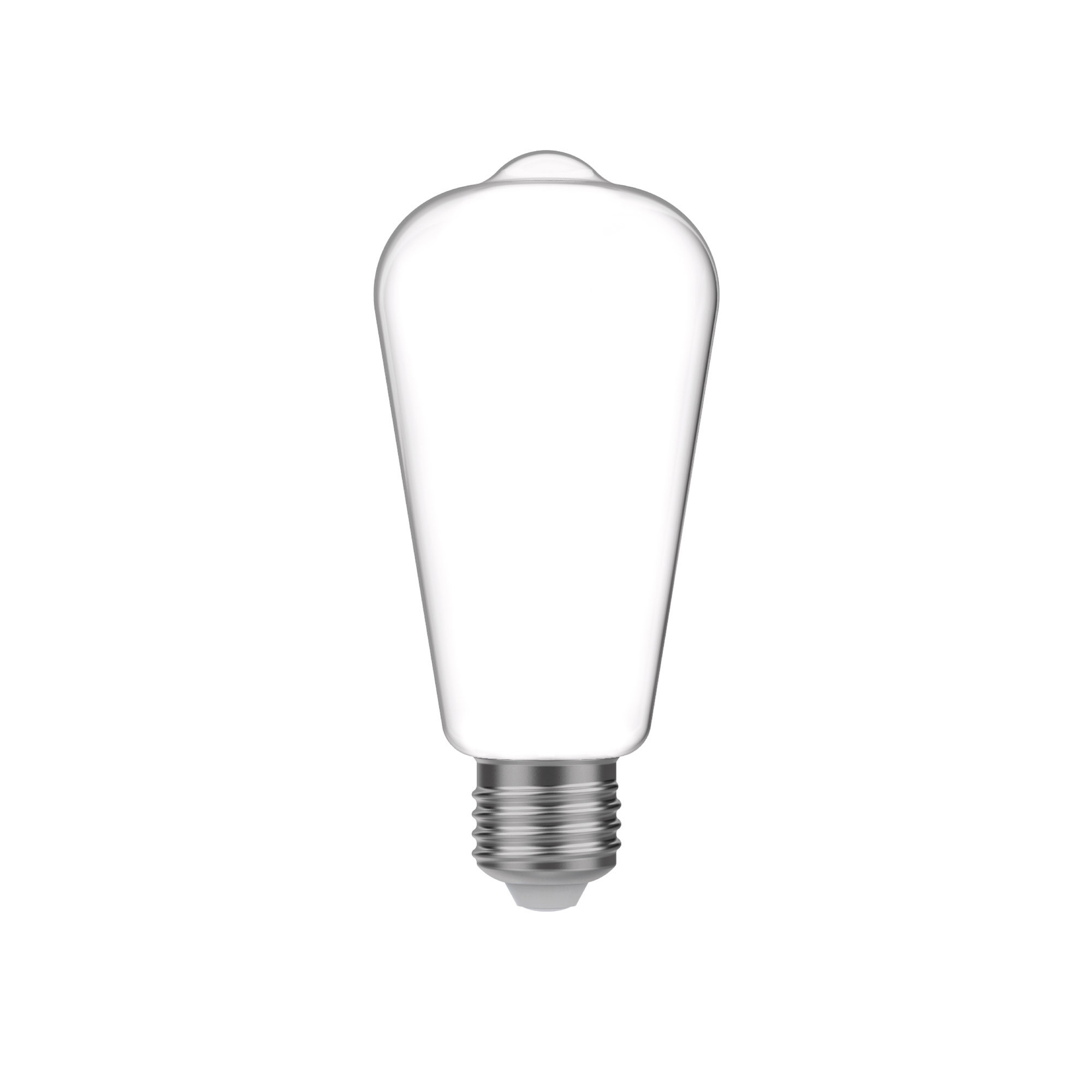 M03 - LED Glühbirne ST64, E27, 4W, 2700K, 470Lm, mattweißes Glas