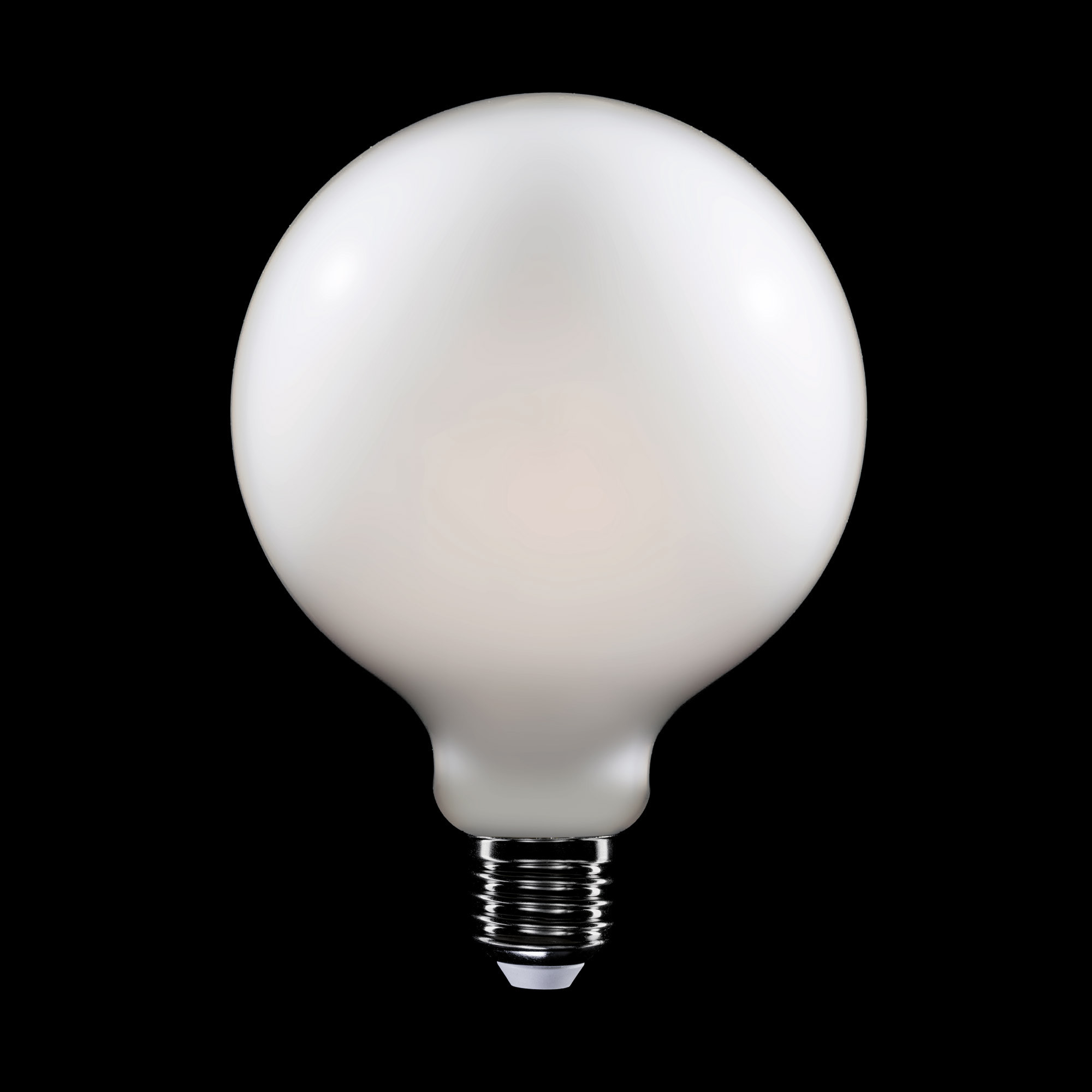 M05 - Ampoule LED G125, E27, 4W, 2700K, 470Lm, verre milky