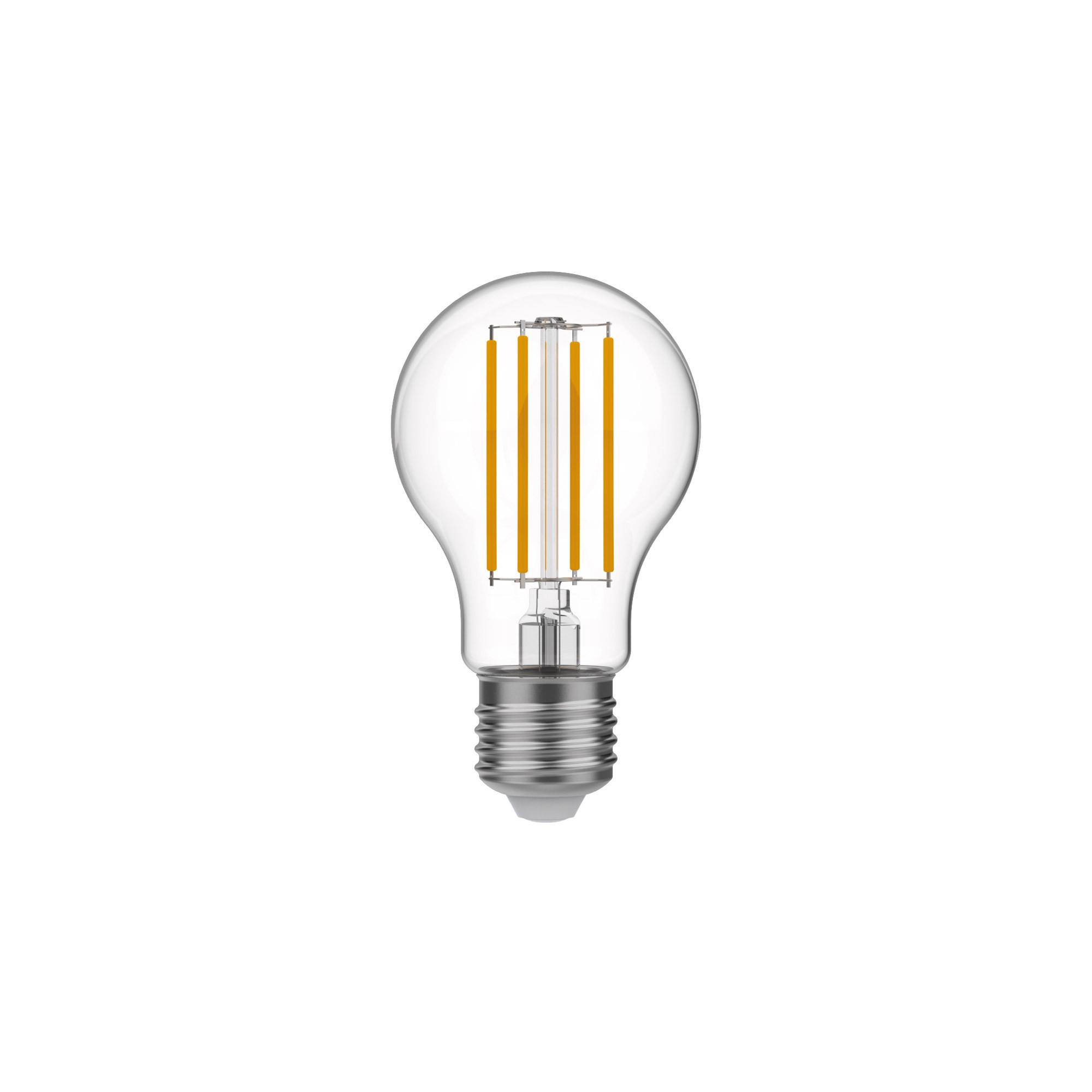 N01 - Ampoule LED A60, E27, 7W, 3500K, 806Lm, verre transparent