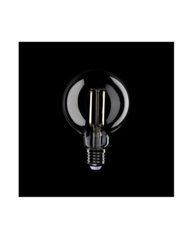 N03 - LED G95 Light Bulb, E27, 7W, 3500K, 806Lm, clear glass