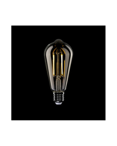 T02 - ST64 LED Light Bulb, E27, 7W, 2700K, 806Lm, clear glass
