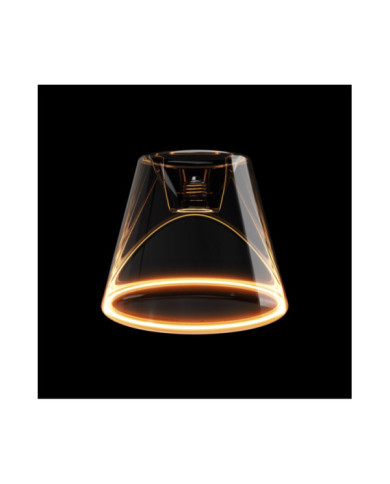 G01 - LED Recessed Cone Light Bulb, E27, 6W, 2200K, 500Lm, clear glass