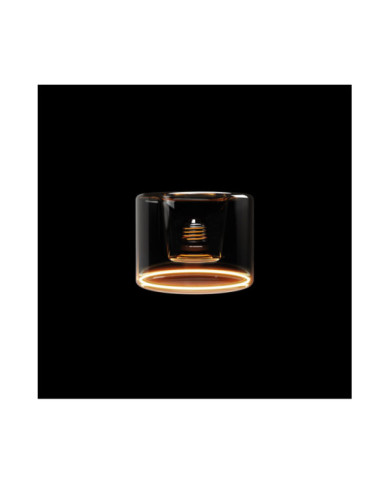 G13 - LED Recessed Donut Light Bulb 120x90, E27, 6W, 1900K, 380Lm, smoky glass