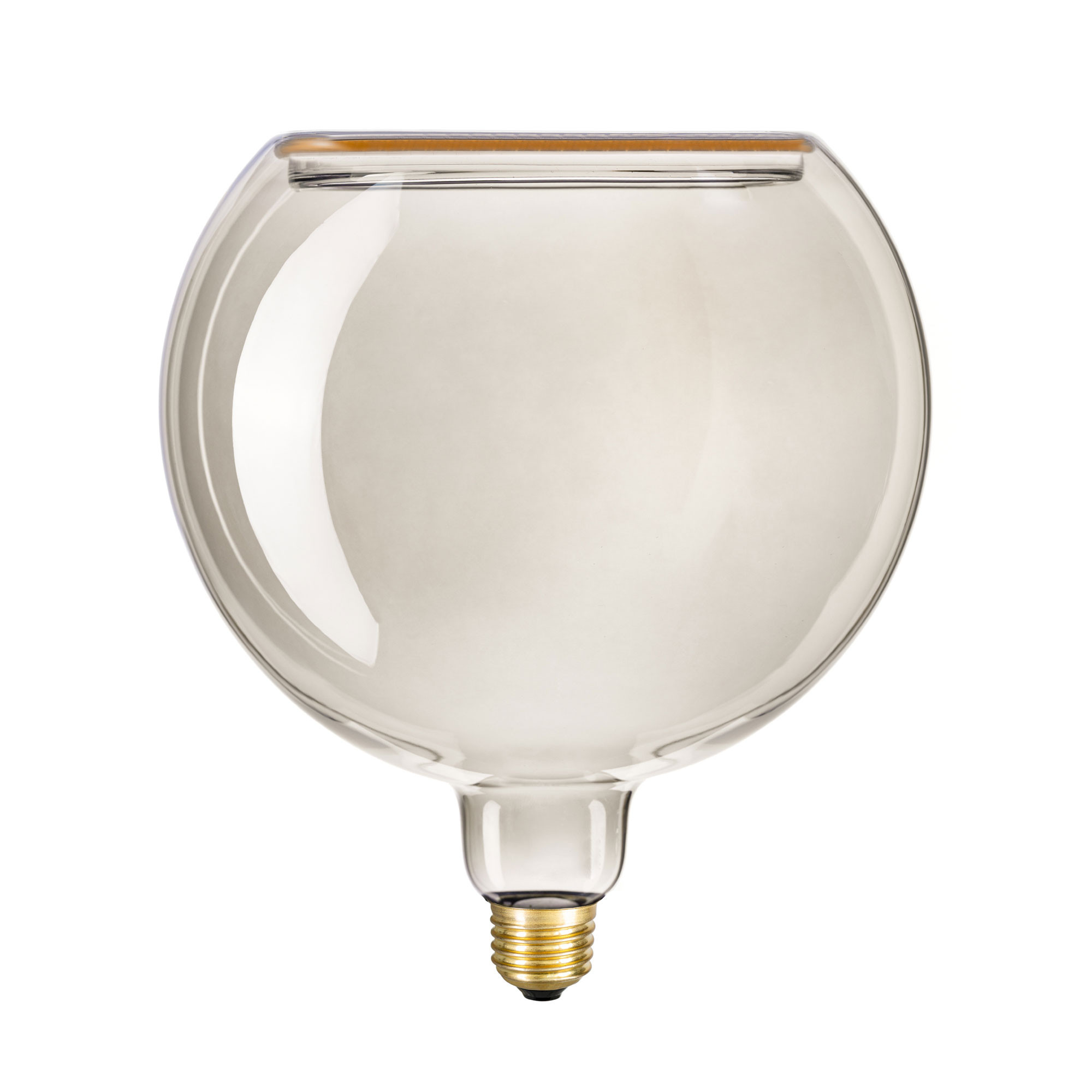 G16 - Lampadina LED G200, E27, 6W, 1900K, 300Lm, vetro smoky